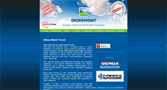 Desktop Screenshot of oknomont.pl